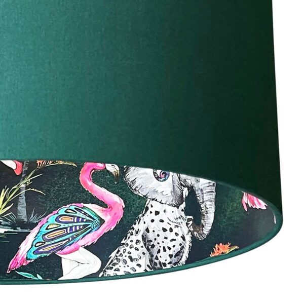 Emerald ChiMiracle Lampshade In Hunter Green Cotton