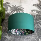 Emerald ChiMiracle Lampshade In Hunter Green Cotton