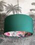 Pink ChiMiracle Lampshade In Hunter Green
