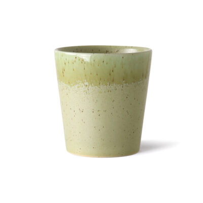 70's Inspired Ceramic Cup - Pistachio