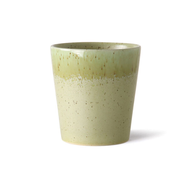 70's Inspired Ceramic Cup - Pistachio
