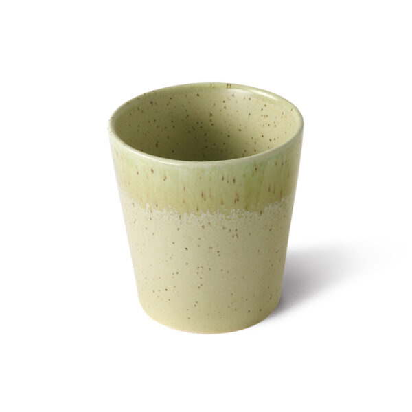 70's Inspired Ceramic Cup - Pistachio