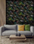 Love Frankie Deadly Night Shade Wallpaper - Carbon Black