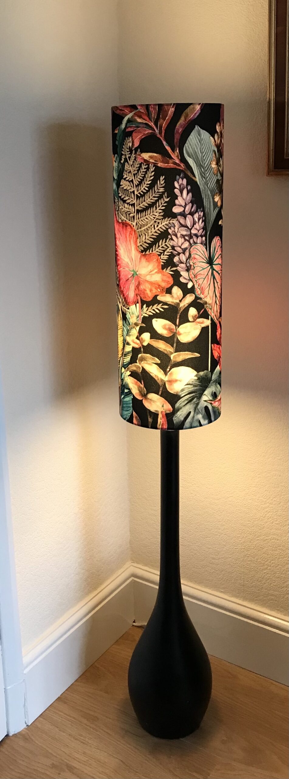 Acid Jungle Lampshade Hand Made, Jungle Table Lamp Shade