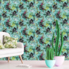 Love Frankie Deadly Night Shade Wallpaper - Lithium Blue