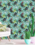 Love Frankie Deadly Night Shade Wallpaper - Lithium Blue