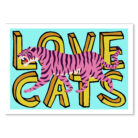 Love Frankie Love Cats Cyan