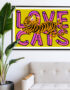 Love Frankie Love Cats Print