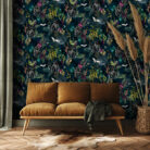 Love Frankie Deadly Night Shade Wallpaper - Twilight Blue