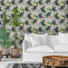 Love Frankie Deadly Night Shade Wallpaper - Dust Grey