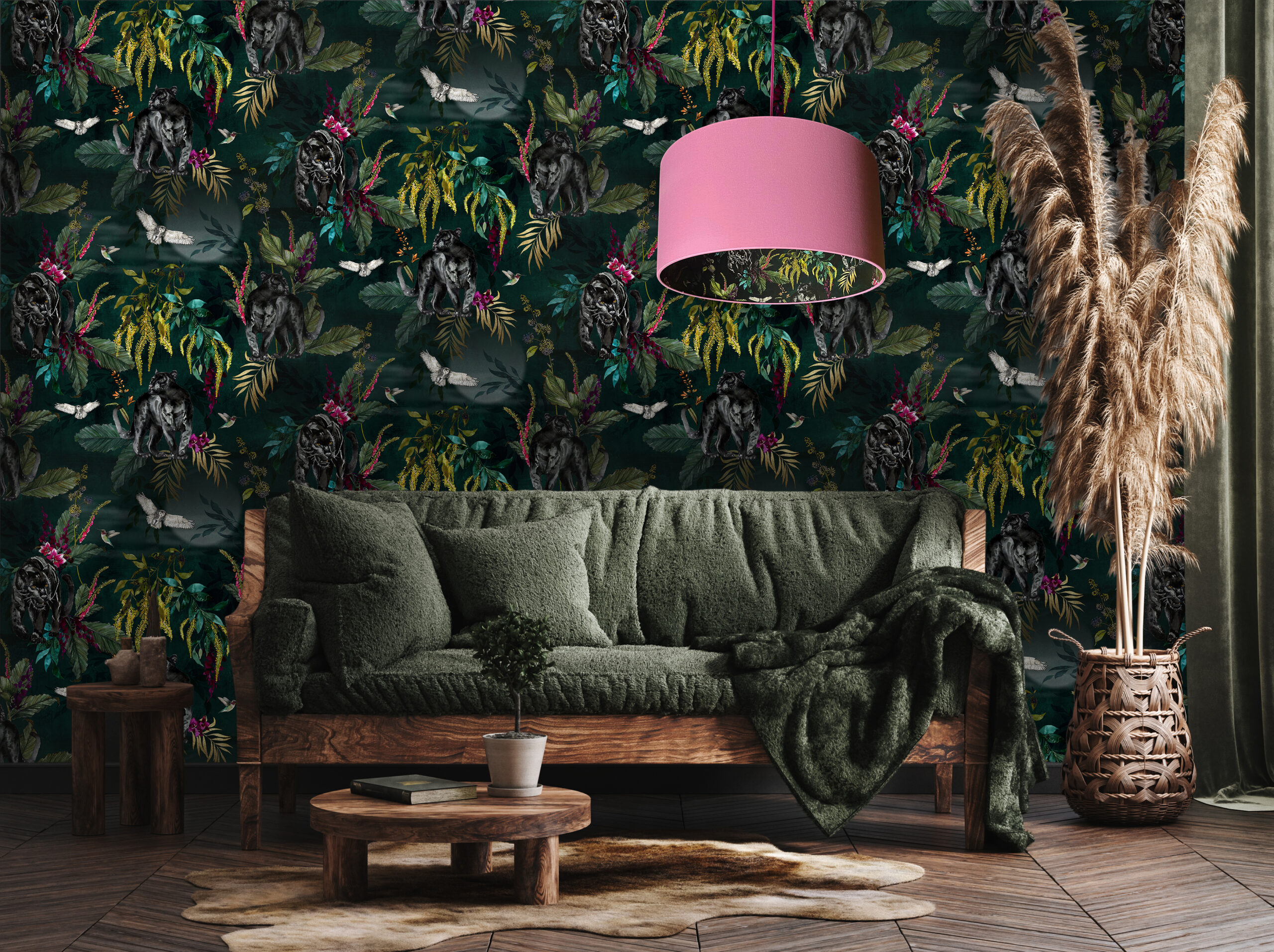 Wild Wood Wallpaper Designed by Love Frankie