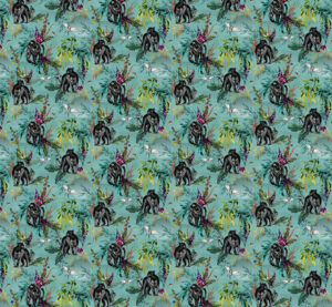 Love Frankie Deadly Night Shade Wallpaper - Lithium Blue