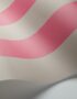 Cole & Son Glastonbury Stripe Wallpaper - Fuchsia & Linen