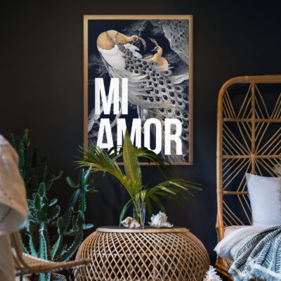 Mi Amor Typography Love Print from the Nanas of Anarchy
