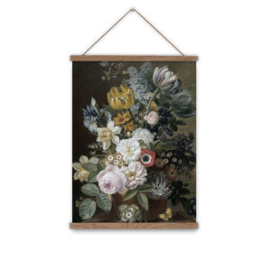 Vintage Bloemen Floral Bouquet Wall Hanging