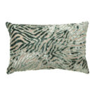 Sea Moss Velvet & Linen Bolster Cushion
