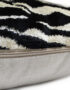 Zebra Stripe animal print cushion zip closure
