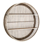 Round Boho Rattan Decorative Shelf