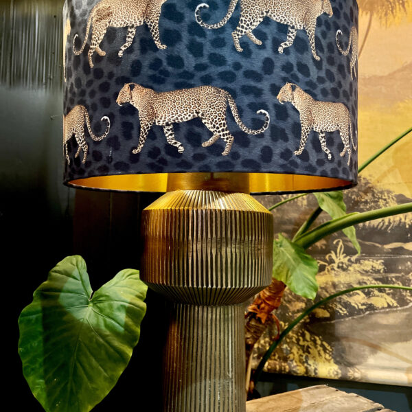 Love Frankie leoparade velvet lampshade