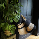 love Frankie jute oversized basket