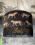 love Frankie leopard lampshade with fringing