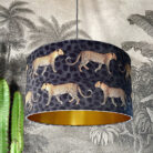 love frankie leoparade velvet lampshade
