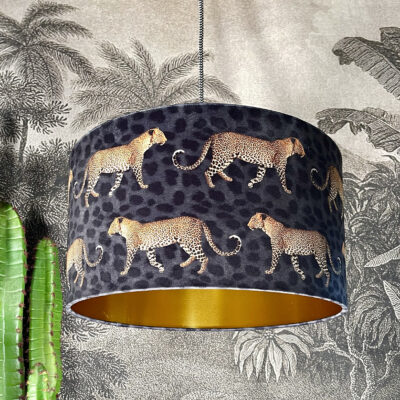 love frankie leoparade velvet lampshade