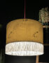 Crisp White Leopard Walk Cole & Sons handmade Wallpaper Lampshade - Light on