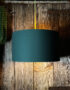 Love Frankie hunter cotton lampshade gold lining