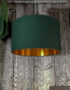 Love Frankie hunter cotton lampshade copper lining