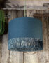 Love Frankie petrol cotton lampshade copper lining fringing