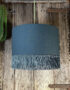 Love Frankie petrol cotton gold lining fringing