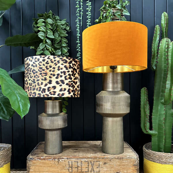 love frankie Art Deco lamp base gold
