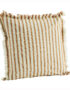 Honey & Oatmeal Striped Cotton Cushion