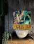 Magic Fruits Lampshade with Gold Lining and Gold Fringing- 14" x 10" - Light off