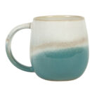 Love Frankie ombre glazed mug in topaz blue