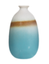 Love Frankie ombre glazed sunshine Turquoise vase