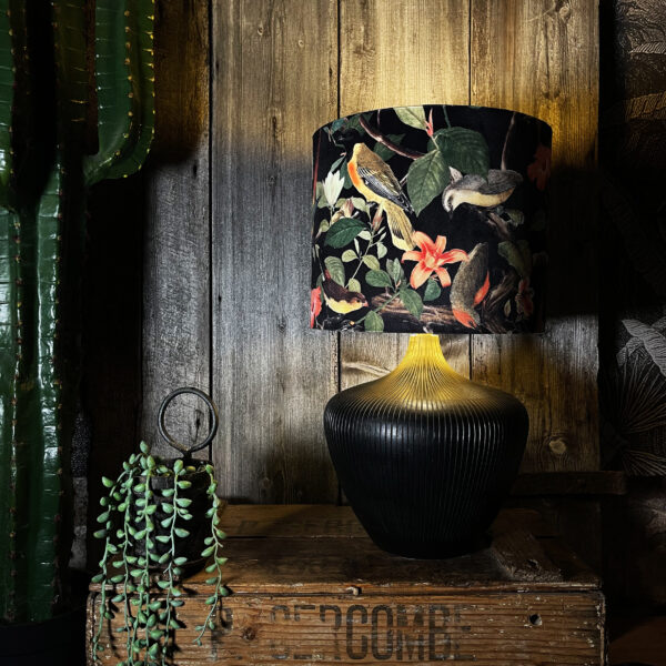 Shadow Caller Lampshade 12" x 10" Light on