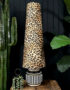 Love Frankie luxe leopard velvet cone lampshade