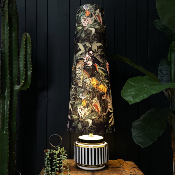 Love Frankie fools gold velvet cone lampshade