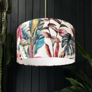 Love Frankie ice jungle velvet lampshade