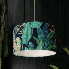 Love Frankie velvet lampshade rainforest