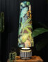 love-frankie-velvet-lampshade-rainforest-cone-light on