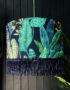 Love Frankie velvet lampshade rainforest fringing