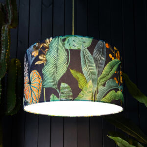 Love Frankie velvet lampshade rainforest