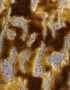 Golden Coral Velvet Cushion - Close Up