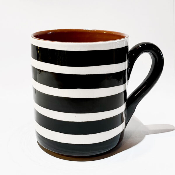 Love Frankie horizontal stripe mug