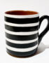 Love Frankie horizontal stripe mug