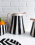 Love Frankie vertical stripe pitcher - large