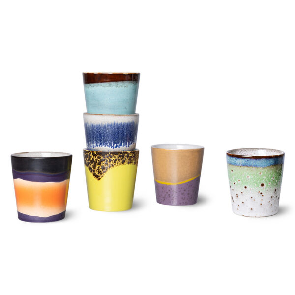 Love Frankie Collection of 70's Inspired Stoneware Ceramics